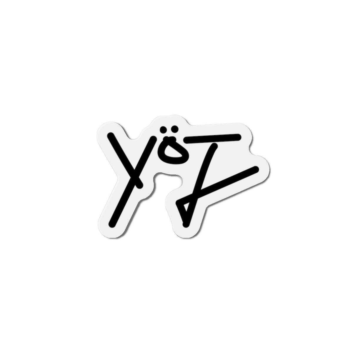 Yöj Crew Die-Cut Magnet