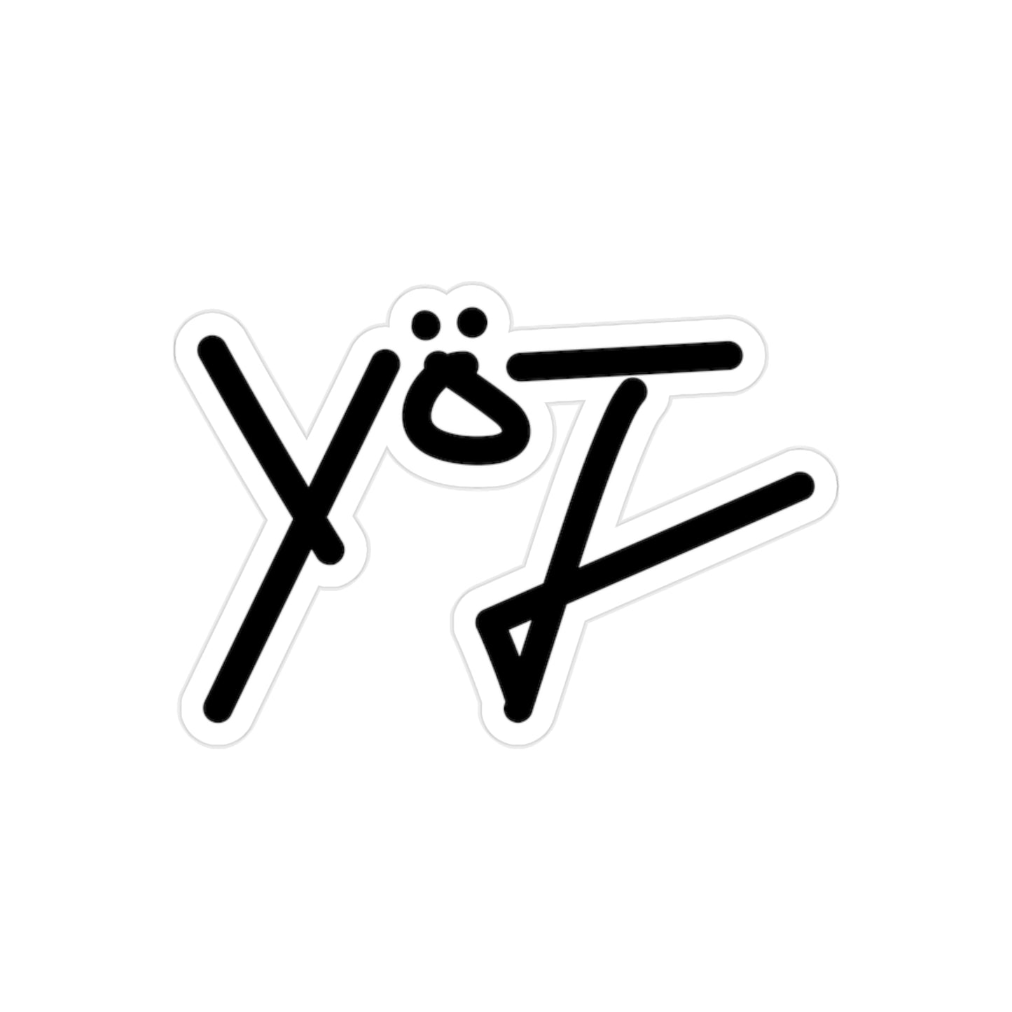 Yöj Crew Outdoor Sticker